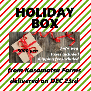 Holiday Box: a variety box  (Delivered on Dec 23rd, 2020) 5000yen